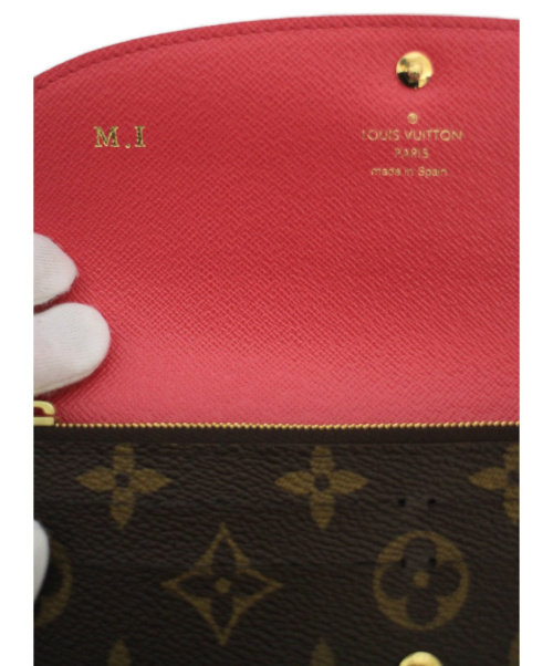 LOUIS VUITTON（ルイ ヴィトン）LOUIS VUITTON (ルイヴィトン) ポルトフォイユ・エミリーフラワーチャーム  ブラウン サイズ:-の古着・服飾アイテム
