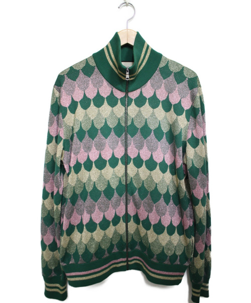 GUCCI（グッチ）GUCCI (グッチ) 刺繍トラックジャケット　ジャケット グリーン サイズ:Lの古着・服飾アイテム