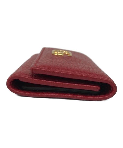 GUCCI（グッチ）GUCCI (グッチ) GGマーモントキーケース　456118 レッドの古着・服飾アイテム