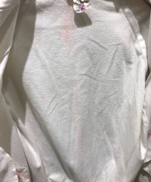 adidas（アディダス）adidas (アディダス) ライダーズジップトラックジャケット　70’s ホワイト×オレンジ サイズ:40の古着・服飾アイテム