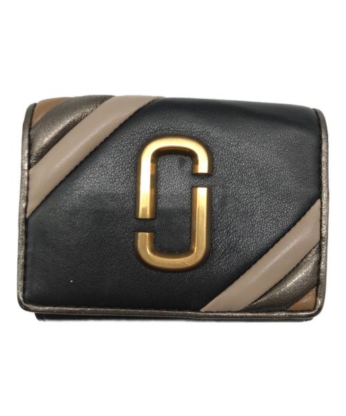 MARC JACOBS（マークジェイコブズ）MARC JACOBS (マーク ジェイコブス) グラムショットミニウォレット　S160L01RE21 ブラックの古着・服飾アイテム