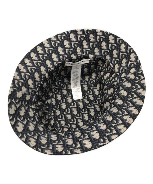 Christian Dior（クリスチャン ディオール）Christian Dior (クリスチャン ディオール) TEDDY-D ボブハット　95TDD923A130 ネイビー×ベージュの古着・服飾アイテム
