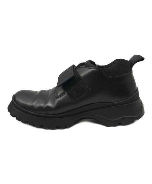 PRADA（プラダ）PRADA (プラダ) レザーシューズ ブラック サイズ:36 1/2の古着・服飾アイテム