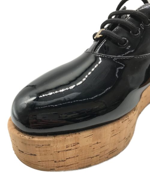 Salvatore Ferragamo（サルヴァトーレ フェラガモ）Salvatore Ferragamo (サルヴァトーレ フェラガモ) Platform Oxford ブラック サイズ:5 1/2の古着・服飾アイテム