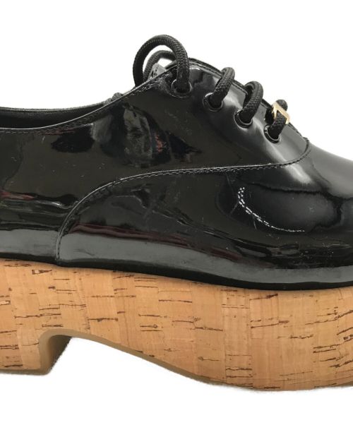 Salvatore Ferragamo（サルヴァトーレ フェラガモ）Salvatore Ferragamo (サルヴァトーレ フェラガモ) Platform Oxford ブラック サイズ:5 1/2の古着・服飾アイテム
