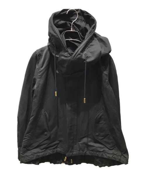 THE RERACS（ザ リラクス）THE RERACS (ザ リラクス) ショートモッズコート ブラック サイズ:36の古着・服飾アイテム