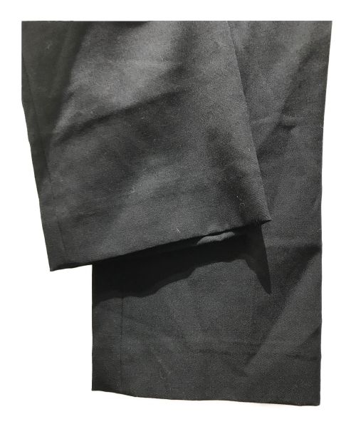 Y's Red Label（ワイズレッドレーベル）Y's Red Label (ワイズレッドレーベル) ウールギャバクロップドパンツ YX-P53-150 ブラック サイズ:2の古着・服飾アイテム