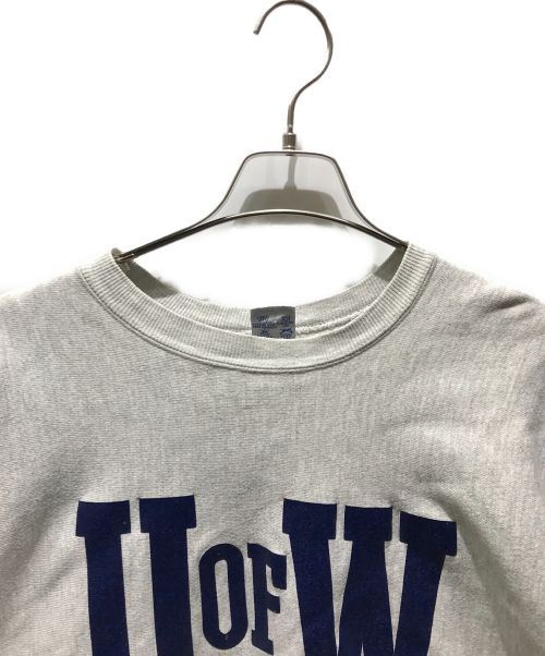 Champion REVERSE WEAVE（チャンピオン リバース ウィーブ）Champion REVERSE WEAVE (チャンピオンリバースウィーブ) カレッジロゴスウェット グレー サイズ:XXLの古着・服飾アイテム
