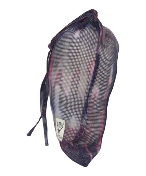 South2 West8（サウスツー ウエストエイト）South2 West8 (サウスツー ウエストエイト) メッシュポーチ パープルの古着・服飾アイテム