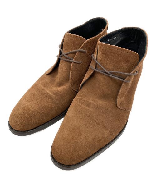 felina（フェリーナ）felina (フェリーナ) チャッカブーツ ブラウン サイズ:6.5の古着・服飾アイテム