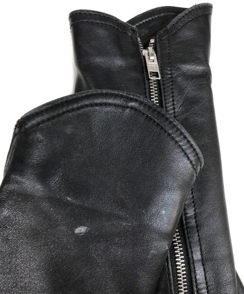 ELVIRA（エルビラ）ELVIRA (エルビラ) ダブルライダースジャケット ブラック サイズ:Sの古着・服飾アイテム