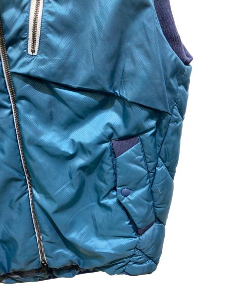 OAKLEY（オークリー）OAKLEY (オークリー) SKULL MOIRE GRID INSULATION VEST ネイビー サイズ:Mの古着・服飾アイテム