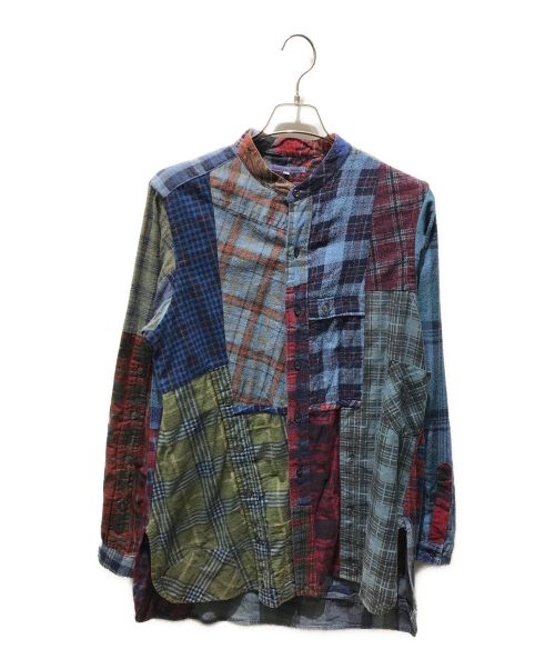 Rebuild by Needles（リビルドバイニードルス）Rebuild by Needles (リビルドバイニードルス) バンドカラークレイジーパターンシャツ マルチカラー サイズ:Mの古着・服飾アイテム