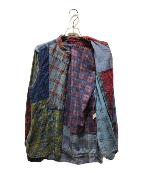 Rebuild by Needles（リビルドバイニードルス）Rebuild by Needles (リビルドバイニードルス) バンドカラークレイジーパターンシャツ マルチカラー サイズ:Mの古着・服飾アイテム