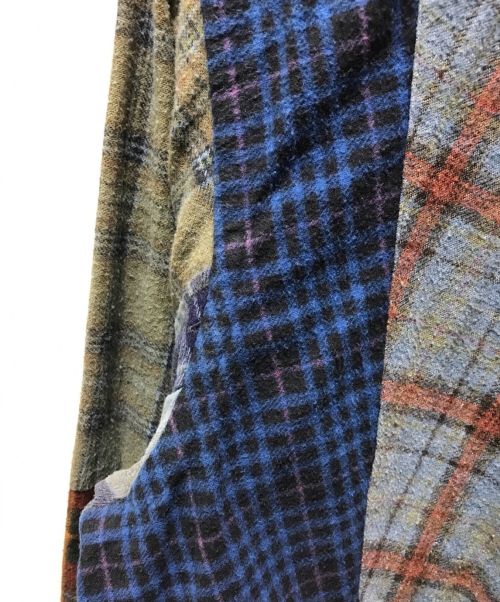 Rebuild by Needles（リビルドバイニードルス）Rebuild by Needles (リビルドバイニードルス) バンドカラークレイジーパターンシャツ マルチカラー サイズ:Mの古着・服飾アイテム