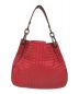 BOTTEGA VENETA（ボッテガベネタ）の古着「ワンショルダーバッグ」｜レッド