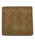 BOTTEGA VENETAボッテガベネタ）の古着「イントレチャーコインケース　製造番号なし(RFID対応品)」｜ベージュ