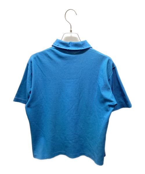 adidas（アディダス）adidas (アディダス) ポロシャツ　70-80s ブルー サイズ:Mの古着・服飾アイテム
