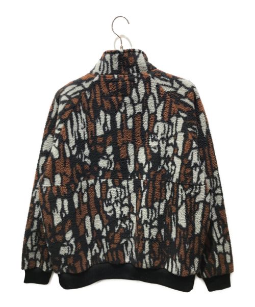 stussy（ステューシー）stussy (ステューシー) tree bark fleece ブラウン サイズ:Lの古着・服飾アイテム