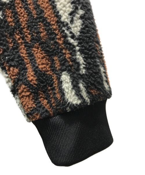 stussy（ステューシー）stussy (ステューシー) tree bark fleece ブラウン サイズ:Lの古着・服飾アイテム