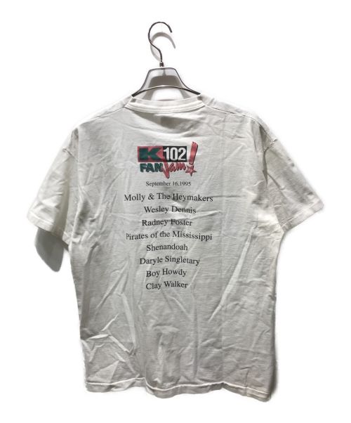 FRUIT OF THE LOOM（フルーツオブザルーム）FRUIT OF THE LOOM (フルーツオブザルーム) Tシャツ　90s k102 FAN Jam ホワイト サイズ:XLの古着・服飾アイテム