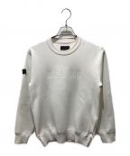 BRIEFINGブリーフィング）の古着「MENS WR CREW NECK KNIT　BRG213M26」｜ホワイト