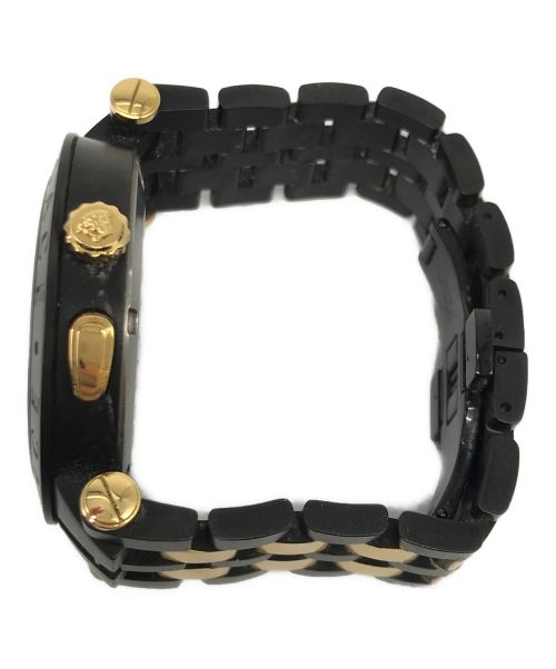 VERSACE（ヴェルサーチェ）VERSACE (ヴェルサーチェ) V-RACE DUAL TIME　VEBV00619 ブラックの古着・服飾アイテム