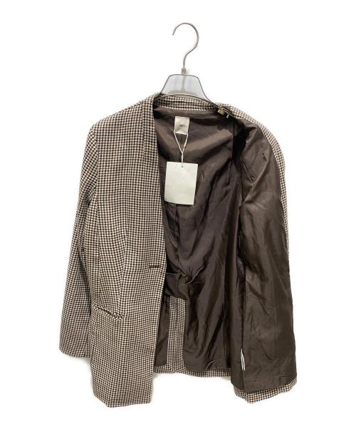 nairo（ナイロ）nairo (ナイロ) チェックセットアップ ベージュ サイズ:Fの古着・服飾アイテム