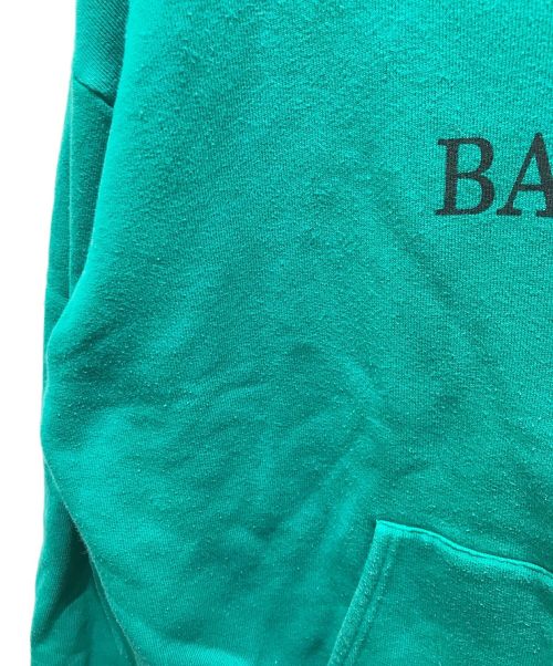 BALENCIAGA（バレンシアガ）BALENCIAGA (バレンシアガ) BBロゴプリント オーバーサイズ 　556111 TDV04プルオーバー パーカー グリーン サイズ:Mの古着・服飾アイテム