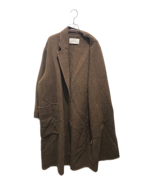 TODAYFUL（トゥデイフル）TODAYFUL (トゥデイフル) Over Check Coat　12020014 ブラウン サイズ:38の古着・服飾アイテム
