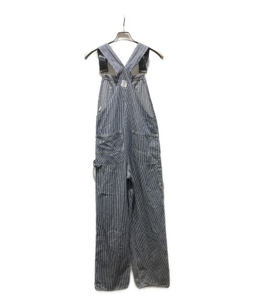 SWEET-ORR（スイートオール）SWEET-ORR (スイートオール) ヒッコリーオーバーオール OLD インディゴ サイズ:記載無しの為実寸参照の古着・服飾アイテム