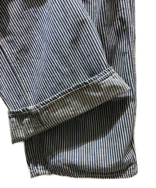 SWEET-ORR（スイートオール）SWEET-ORR (スイートオール) ヒッコリーオーバーオール OLD インディゴ サイズ:記載無しの為実寸参照の古着・服飾アイテム