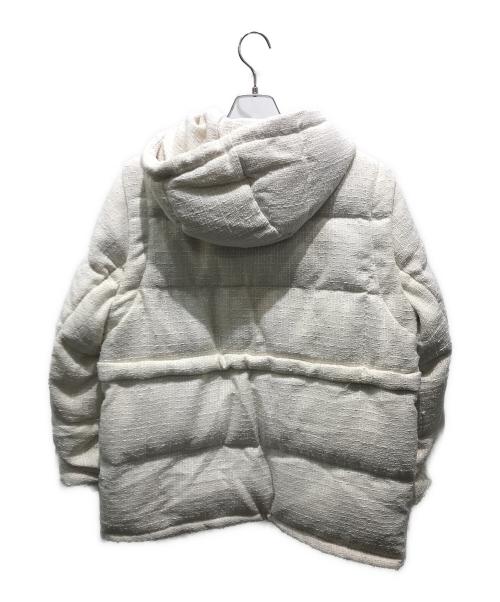 rienda（リエンダ）rienda (リエンダ) マルチWAYツイードショートダウンJK ベージュ サイズ:Sの古着・服飾アイテム