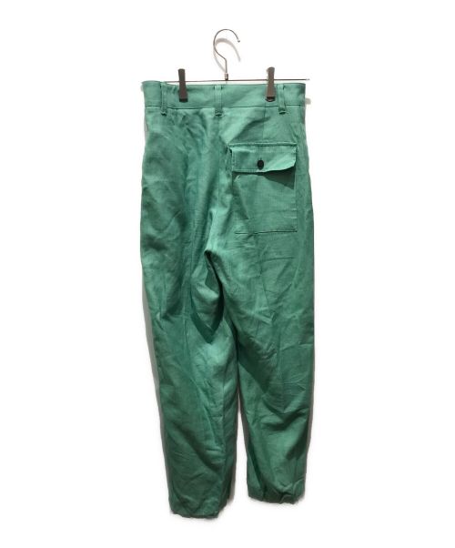 TOMORROWLAND .B（トゥモローランド ビー）TOMORROWLAND .B (トゥモローランド ビー) ドローストリングベイカーパンツ グリーン サイズ:34の古着・服飾アイテム