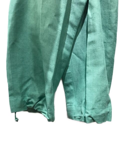 TOMORROWLAND .B（トゥモローランド ビー）TOMORROWLAND .B (トゥモローランド ビー) ドローストリングベイカーパンツ グリーン サイズ:34の古着・服飾アイテム