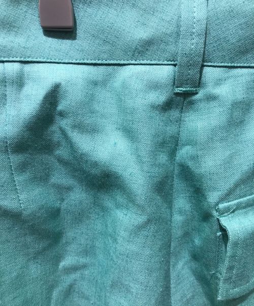 TOMORROWLAND .B（トゥモローランド ビー）TOMORROWLAND .B (トゥモローランド ビー) ドローストリングベイカーパンツ グリーン サイズ:34の古着・服飾アイテム