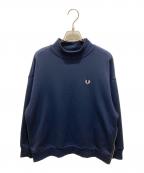 FRED PERRYフレッドペリー）の古着「サイドジップスウェット」｜ネイビー