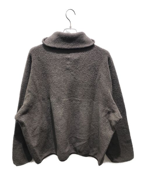 juha（ユハ）juha (ユハ) ANGOLA PILE TRACK JACKET　10160202 ブラウン サイズ:4の古着・服飾アイテム