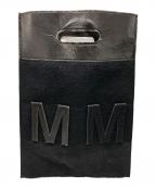 MM6 Maison Margielaエムエムシックスメゾンマルジェラ）の古着「マジックテープショルダーバッグ　S54WG0018」｜ブラック