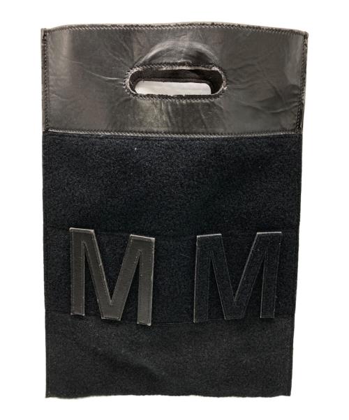 MM6 Maison Margiela（エムエムシックスメゾンマルジェラ）MM6 Maison Margiela (エムエムシックスメゾンマルジェラ) マジックテープショルダーバッグ　S54WG0018 ブラックの古着・服飾アイテム