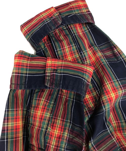 SASSAFRAS（ササフラス）SASSAFRAS (ササフラス) WHEEL BARROW SHIRT レッド サイズ:Lの古着・服飾アイテム