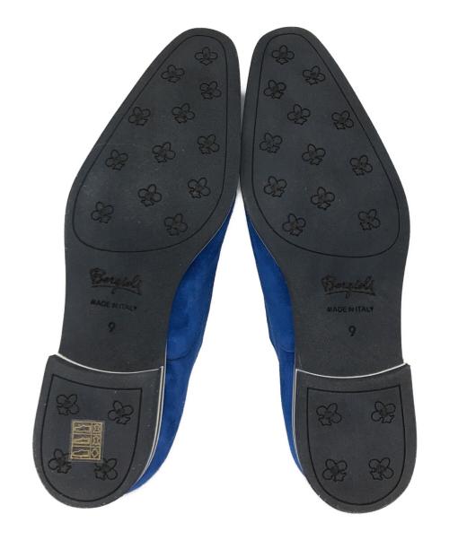 FRATELLI BORGIOLI（フラテッリ ボルジョーリ）FRATELLI BORGIOLI (フラテッリ ボルジョーリ) スウェードシューズ　83009 ブルー サイズ:9の古着・服飾アイテム