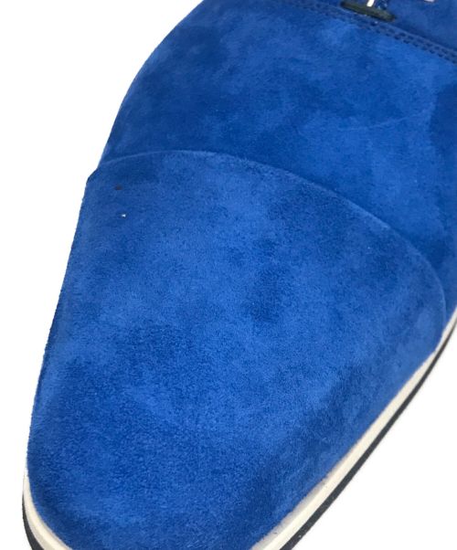 FRATELLI BORGIOLI（フラテッリ ボルジョーリ）FRATELLI BORGIOLI (フラテッリ ボルジョーリ) スウェードシューズ　83009 ブルー サイズ:9の古着・服飾アイテム