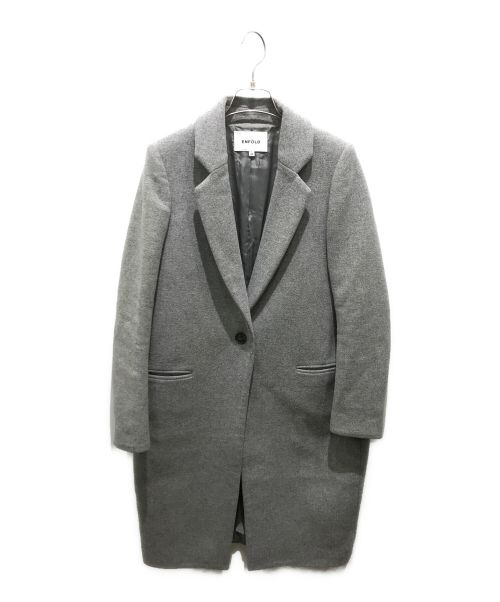 ENFOLD（エンフォルド）ENFOLD (エンフォルド) チェスターコート グレー サイズ:38の古着・服飾アイテム