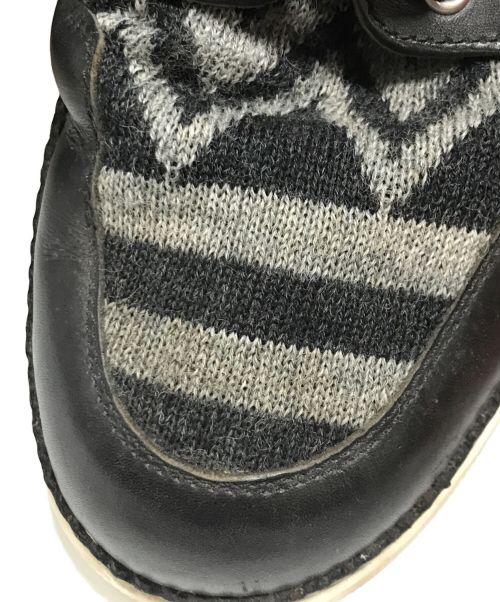 LOUIS VUITTON（ルイ ヴィトン）LOUIS VUITTON (ルイ ヴィトン) ジャガードウール ハイカットスニーカー ブラック×グレー サイズ:6 1/2の古着・服飾アイテム