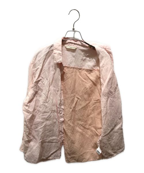 GALLARDA GALANTE（ガリャルダガランテ）GALLARDA GALANTE (ガリャルダガランテ) バックスリットリネンシャツ ピンク サイズ:Fの古着・服飾アイテム