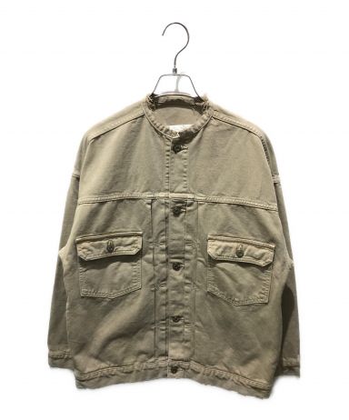 イエナ IENA リメイクタックデニムブルゾン 20SS デニムジャケット 中古・古着通販】IENA (イエナ) リメイクデニムタックブルゾン 20-011