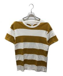 RHC Ron Herman（アールエイチシー ロンハーマン）の古着「ボーダーTシャツ　2520900364」｜ホワイト×ブラウン