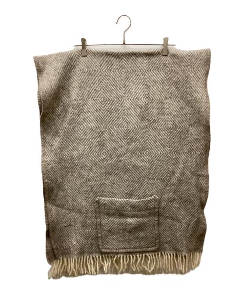 LAPUAN KANKURIT（ラプアンカンクリ）LAPUAN KANKURIT (ラプアンカンクリ) ポケットショール グレーの古着・服飾アイテム