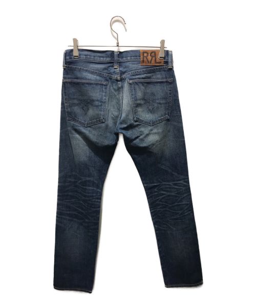 RRL（ダブルアールエル）RRL (ダブルアールエル) LOW STRAIGHT JEANS　782504846001 ブルー サイズ:28の古着・服飾アイテム